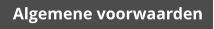 Algemene voorwaarden